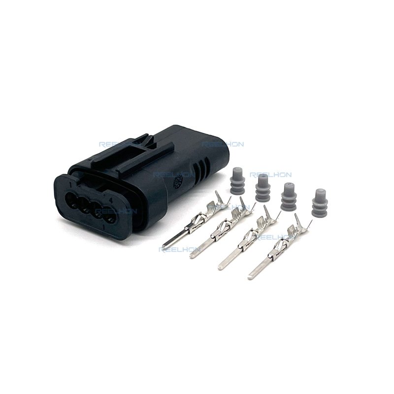 4 Pin Socket Waterproof Cable Wiring Harness Automotive Plug Housing 805 122 541 Auto Connector Terminal