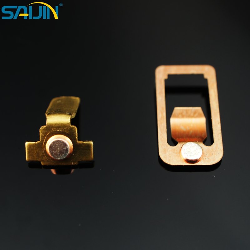 Phosphor Copper balance board connector Stamping Parts silver rivet For Circuit Breakers fitting Switch