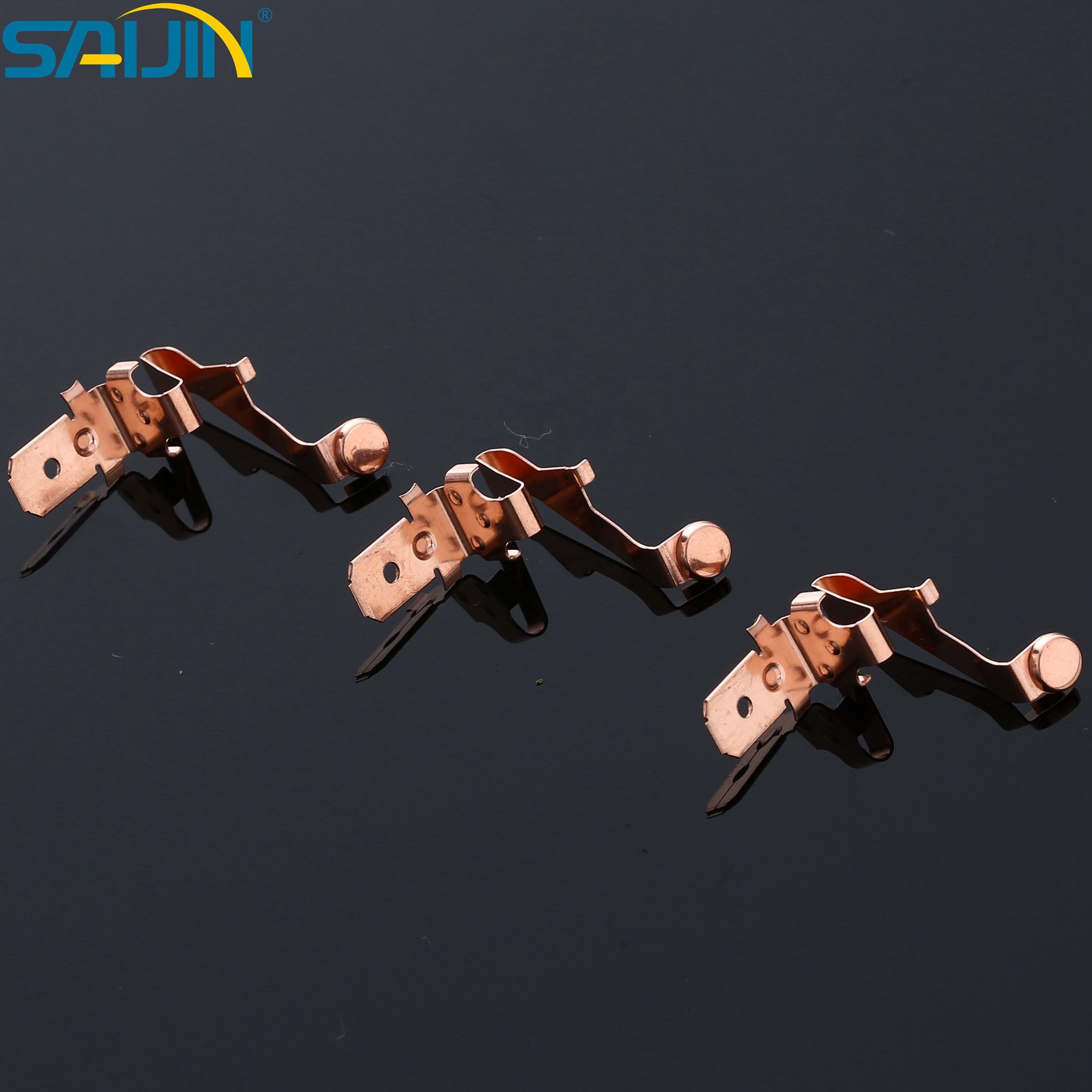 Phosphor Copper balance board connector Stamping Parts silver rivet For Circuit Breakers fitting Switch