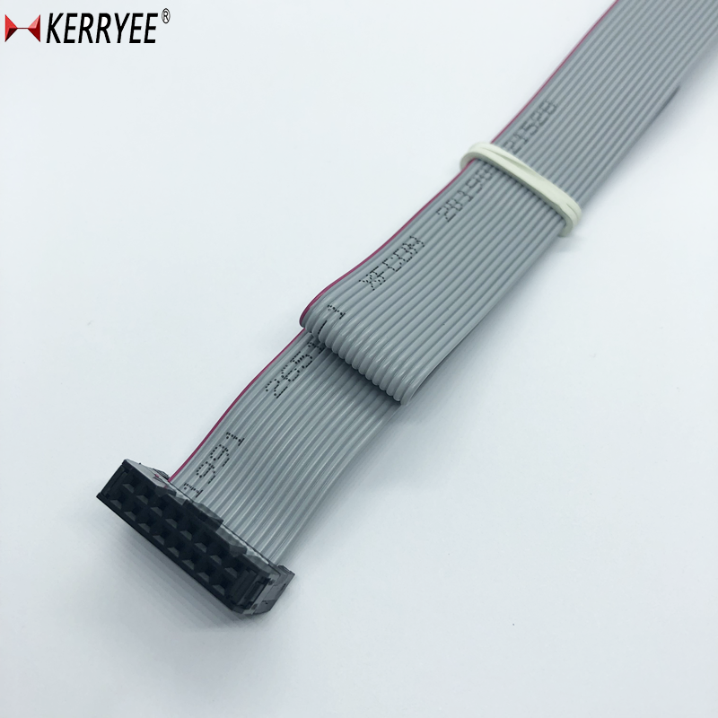 UL2651 1.27mm/2.54mm pitch FC IDC 16 pin grey flat ribbon cable connector