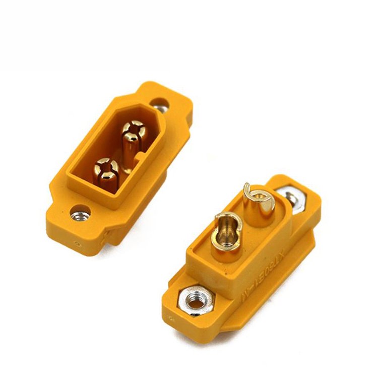 Amass Yellow XT60E Male Plug Connector For RC Models