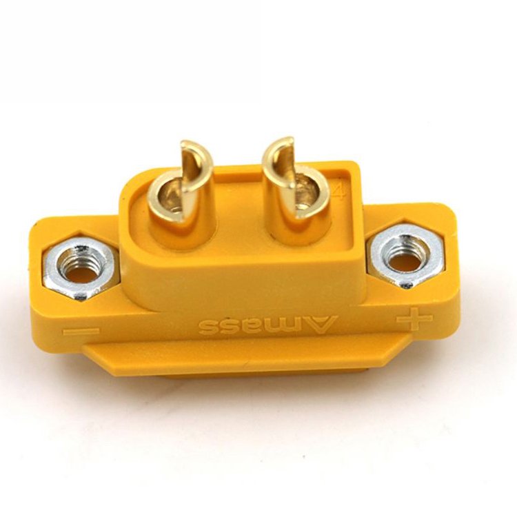 Amass Yellow XT60E Male Plug Connector For RC Models