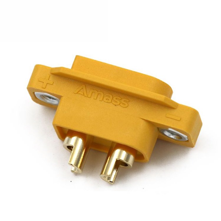 Amass Yellow XT60E Male Plug Connector For RC Models