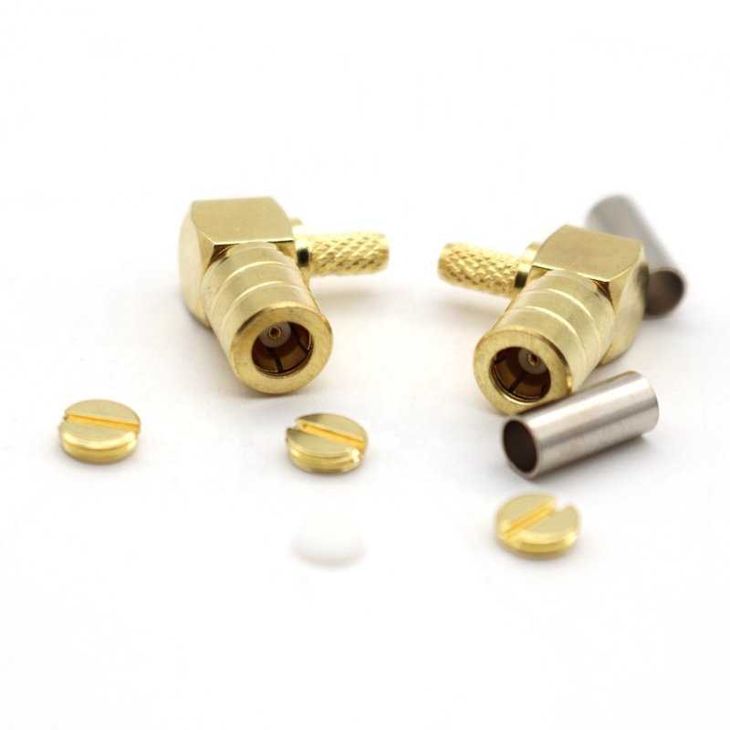 RF Connector ,SMB Jack Female Right Angle Crimp RG316,RG174