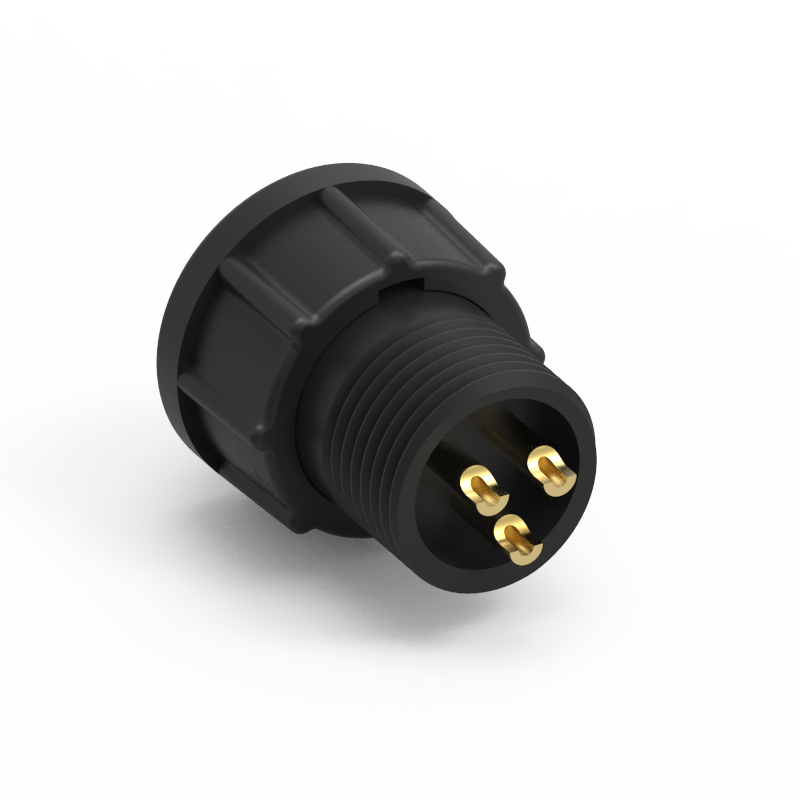 B Size 3PIN Molded with Cable Waterproof Connector-5A