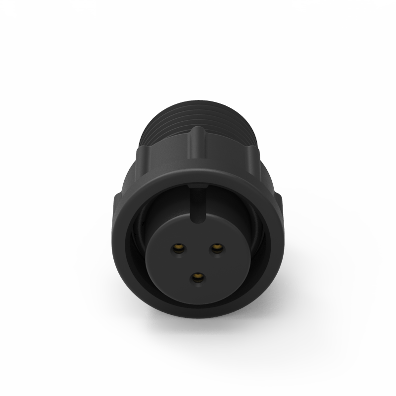 B Size 3PIN Molded with Cable Waterproof Connector-5A