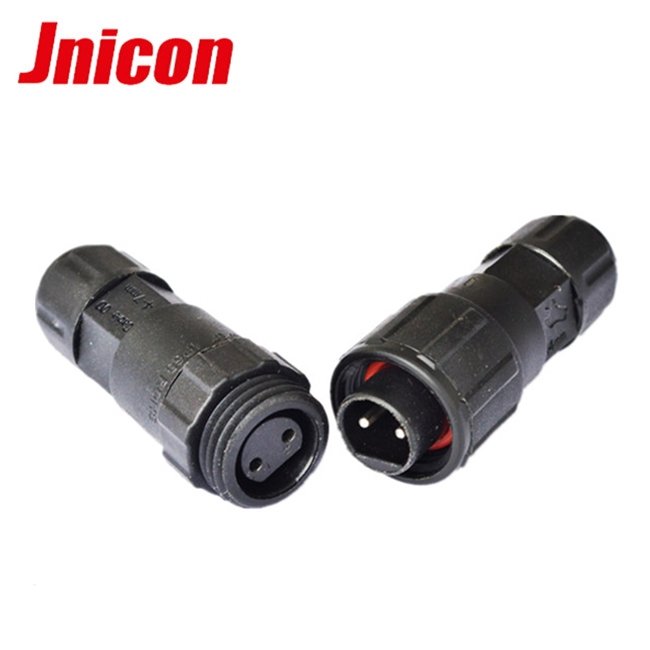 2 Pin 12V Electric Plastic Male Female M16 Waterproof Wire Cable Connector Ip68