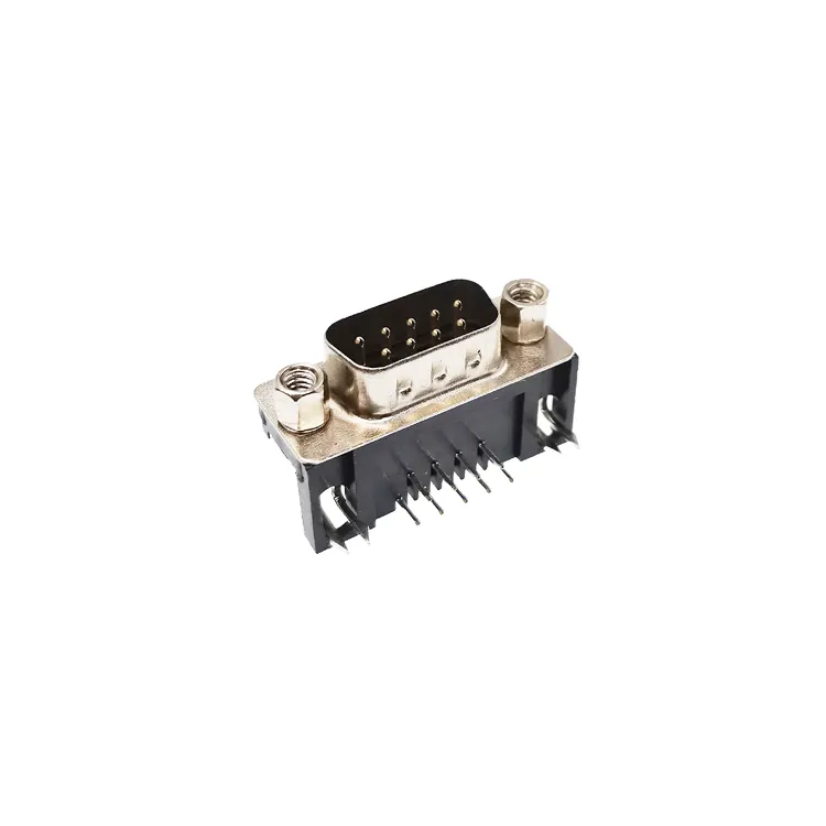 DB9 male Female 9 Pins Right Angle PCB Mount Connector 90 Degree D-Sub Solder Type db 9 connector