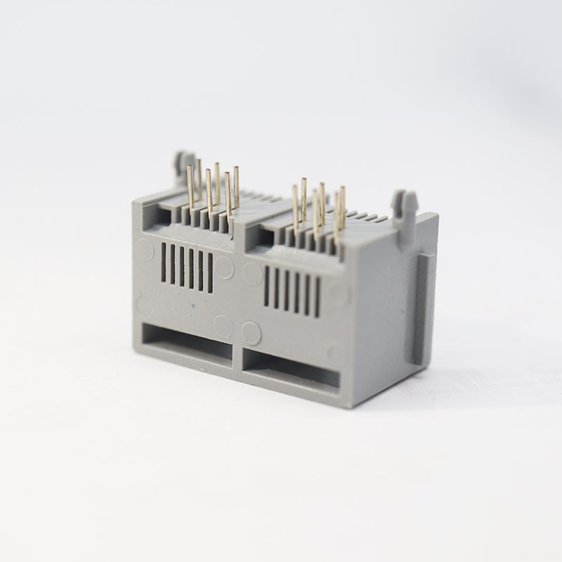Factory Price RJ45 socket female rj-45 Jack series Socket 1 Port 8p8c Led Pcb Board 8Pin Female Smd Ethernet Rj45 connector
