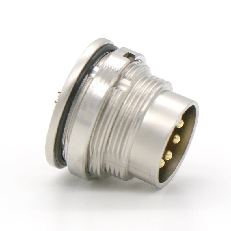 Manufacturer direct selling M16F M16 front lock socket male 3,4,5,6,8,12,17Pin circular connectors