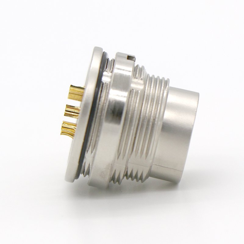Manufacturer direct selling M16F M16 front lock socket male 3,4,5,6,8,12,17Pin circular connectors