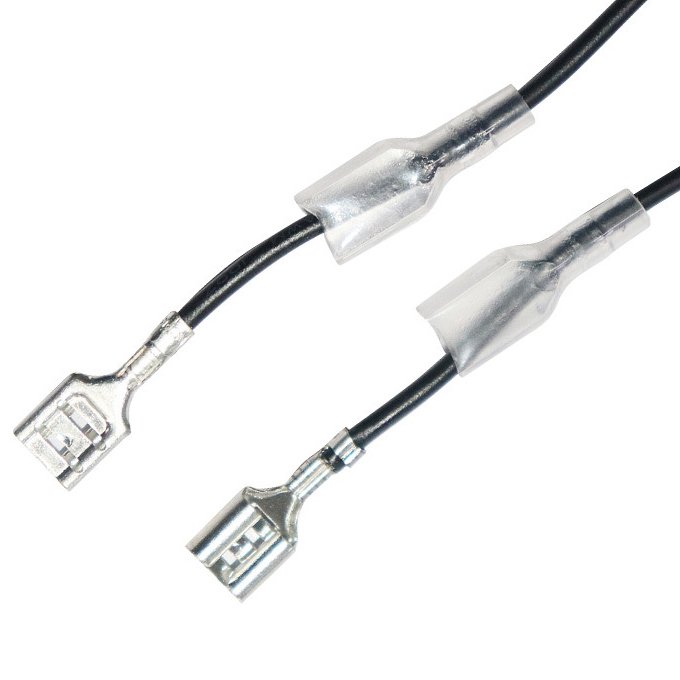 4.8mm Female Spade Crimp Terminals Wire Connector 4.8 terminal with 10cm cable