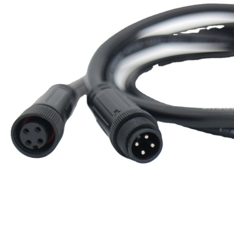 4 pin din aviation connector rear view reversing camera waterproof male to female connector aviation cable