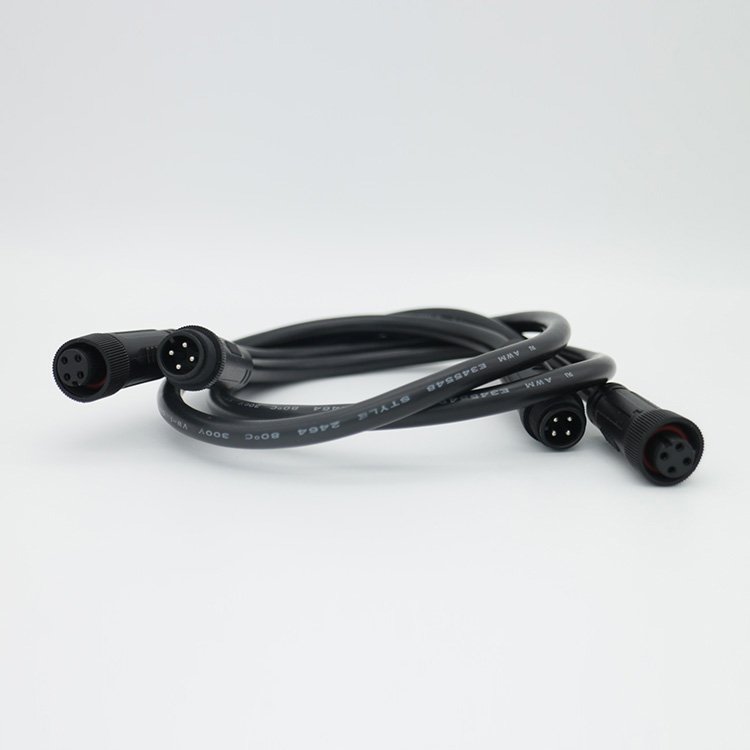 4 pin din aviation connector rear view reversing camera waterproof male to female connector aviation cable