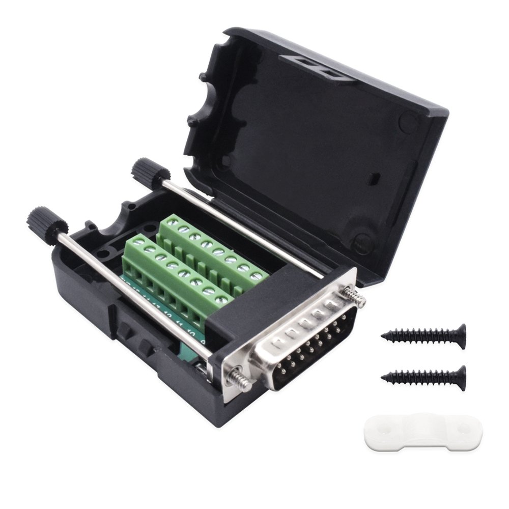 Wholesale High Quality D-sub15 DB15 Connector VGA Adapter with Screwdriver for Digital Data Transfer