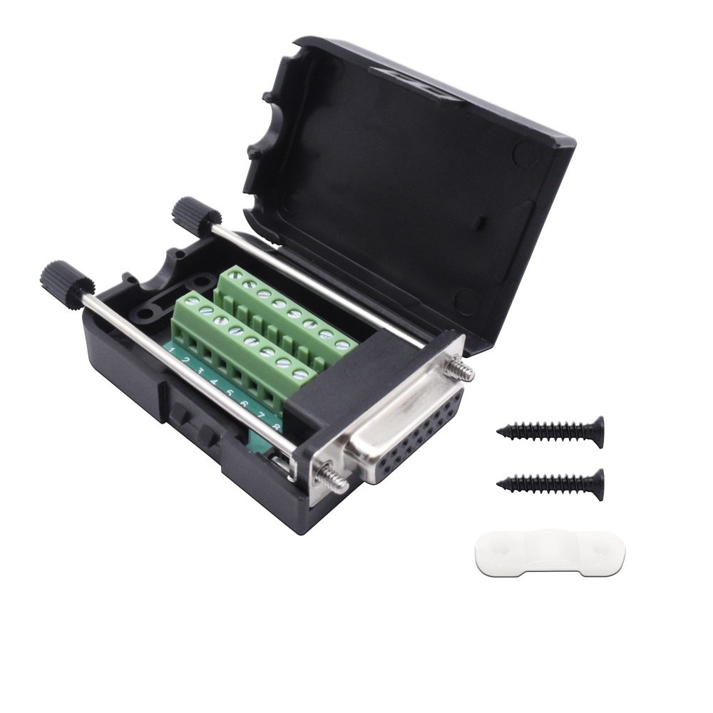 Wholesale High Quality D-sub15 DB15 Connector VGA Adapter with Screwdriver for Digital Data Transfer