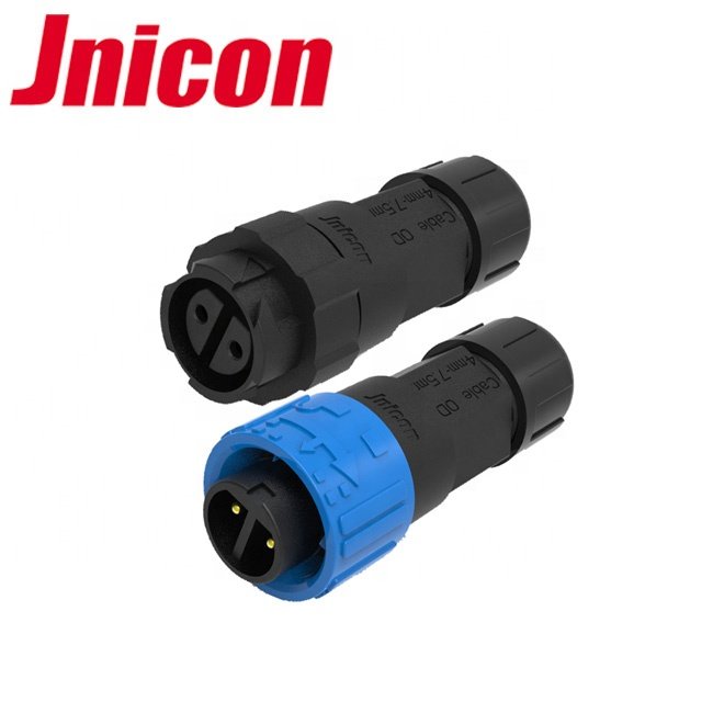 High quality M16 IP67 waterproof male to female 2pin connector plug for led lights
