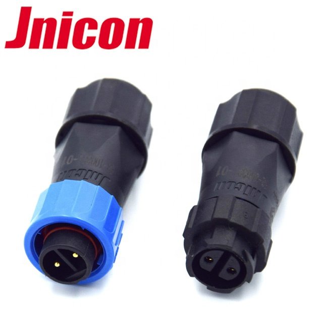 High quality M16 IP67 waterproof male to female 2pin connector plug for led lights