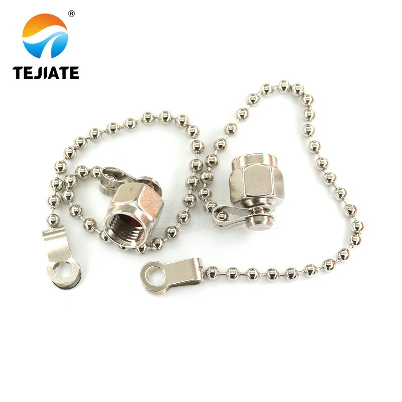0-6G Gold plated SMA Female Protective Cover 5.5mm*8.5mm RF Connector Dust Cap red SMA Connector Cap for Lab Equipment