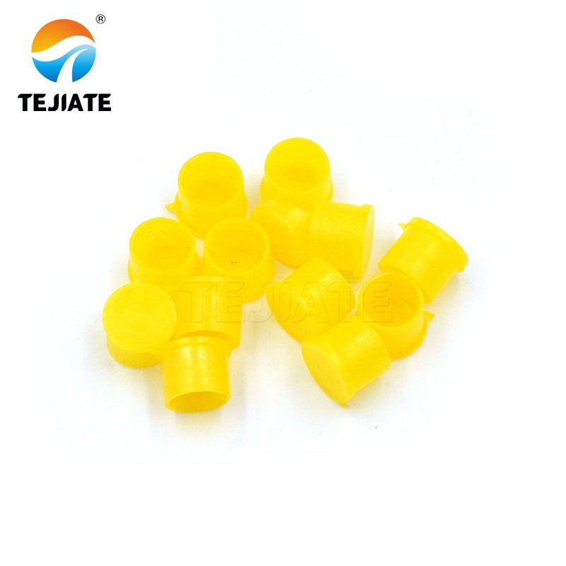 0-6G Gold plated SMA Female Protective Cover 5.5mm*8.5mm RF Connector Dust Cap red SMA Connector Cap for Lab Equipment