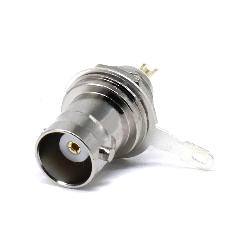 50 ohm BNC socket female bulkhead connector RF coaxial connector BNC connector