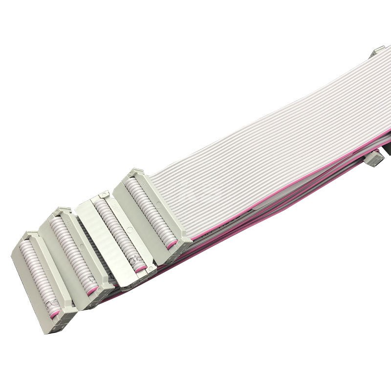 1.27mm 2.0mm 2.54 mm pitch white idc 3 8 10 12 16 pin female connector 2.54 male flat ribbon cable idc connector
