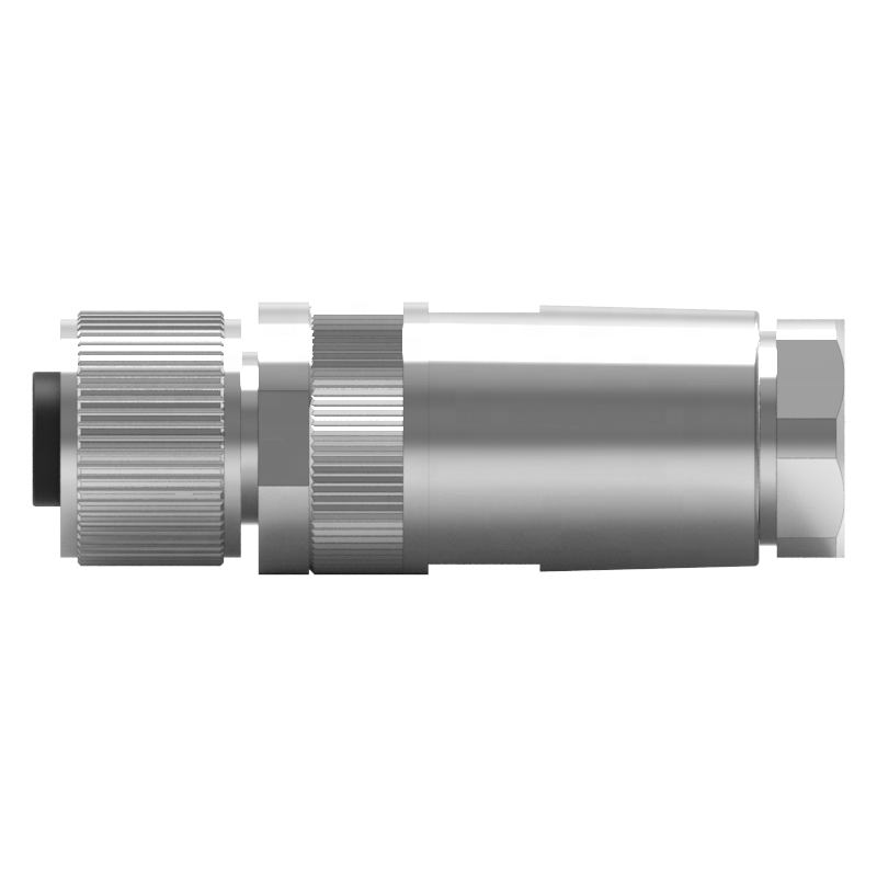 M12 A-Coded 12PIN Assembly Type Waterproof Connector