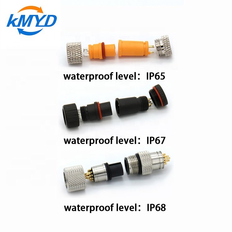 2023 factory wholesale M12 Round thread waterproof connector M12 connector 4 pin 5 pin 8 pin