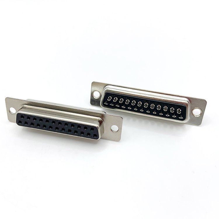 D-SUB 25Pin female solder for cable,D-SUB 25Pin socket,DB 25P female connector