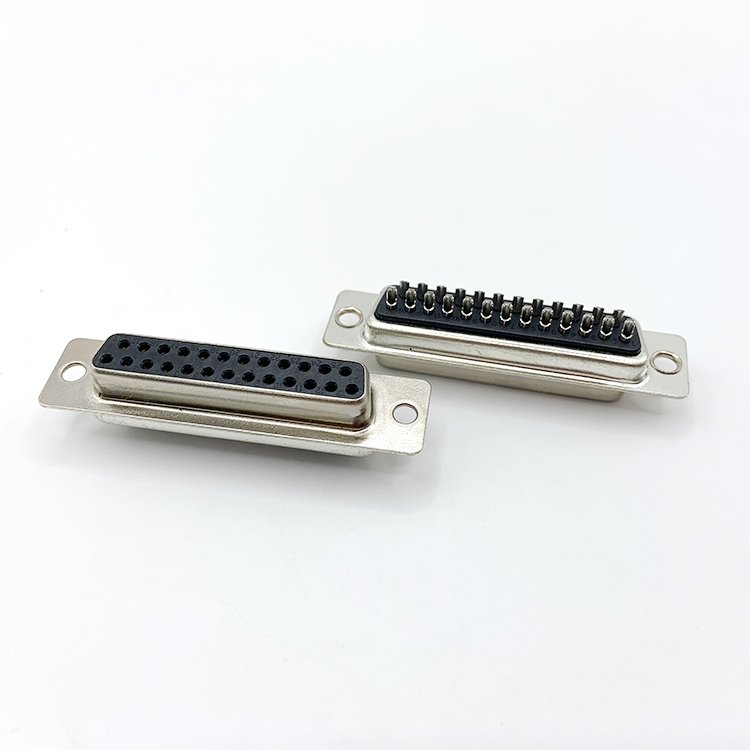 D-SUB 25Pin female solder for cable,D-SUB 25Pin socket,DB 25P female connector