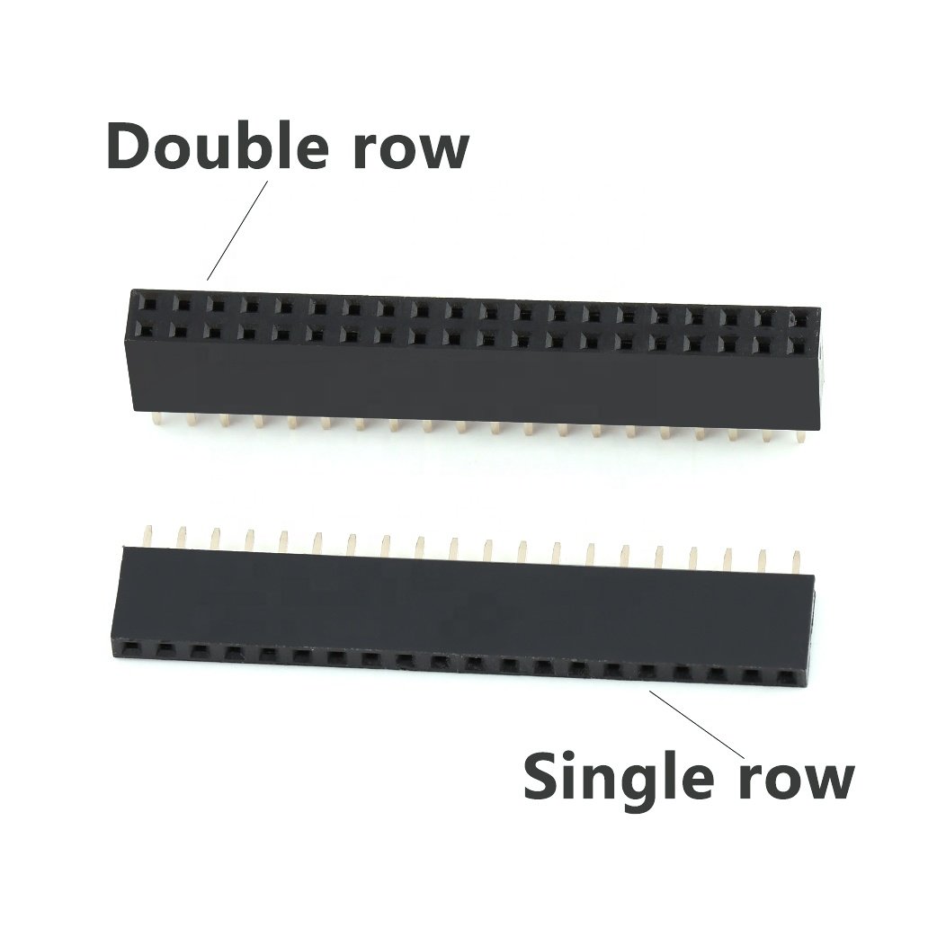 2.54mm 30pin Idc Fc Female Header Socket Buckle Connector Pin Shrouded 2.54 pin Header