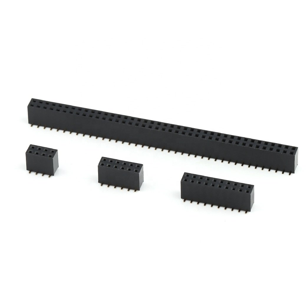 2.54mm 30pin Idc Fc Female Header Socket Buckle Connector Pin Shrouded 2.54 pin Header