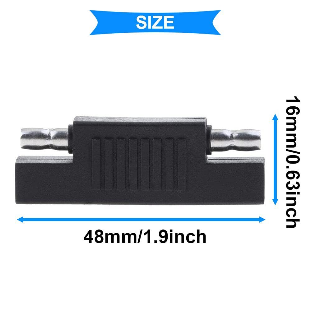 Wholesales IP67 Waterproof Sae Plug Male 2Pin Connector DC Power Dustprevent 300V Solar Booster SAE Plug For Automobile Charging