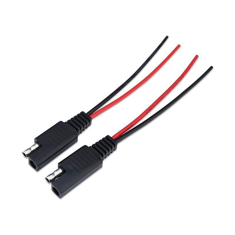 Wholesales IP67 Waterproof Sae Plug Male 2Pin Connector DC Power Dustprevent 300V Solar Booster SAE Plug For Automobile Charging
