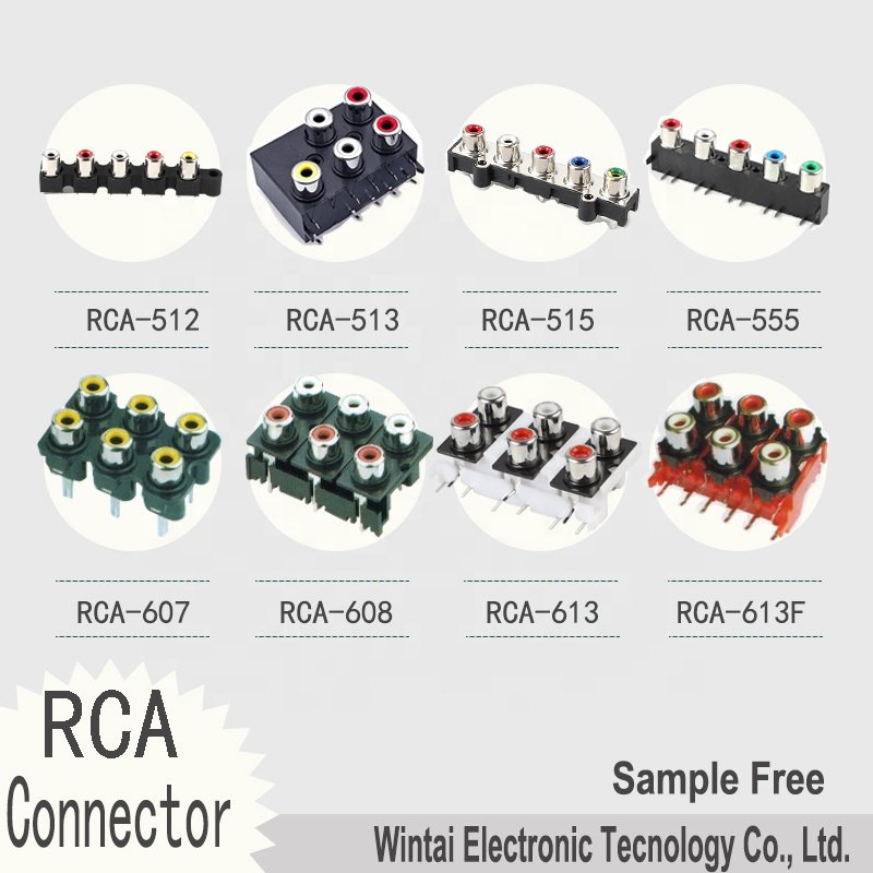 Wintai-Tech RCA-207 China Seocket RCA 2 Pin Supplier RCA Female Socket RCA Double Jack Manufacturer