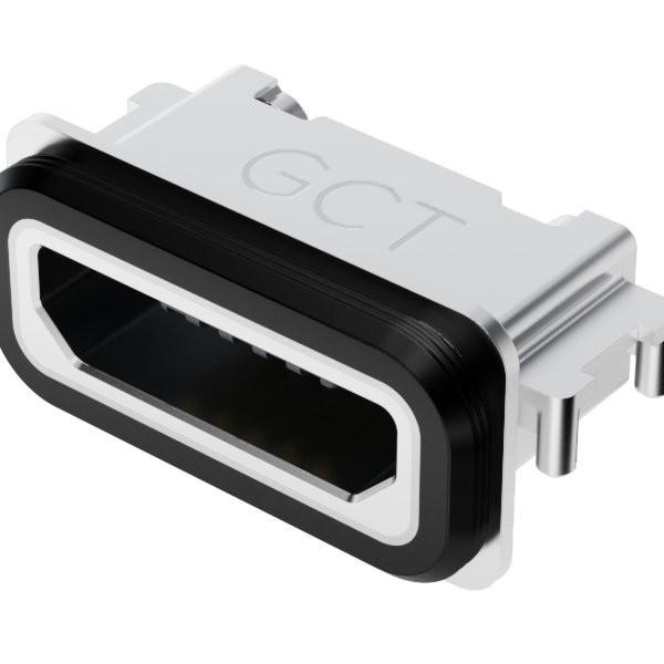 Waterproof IP67 Micro USB Connector (mated & unmated)