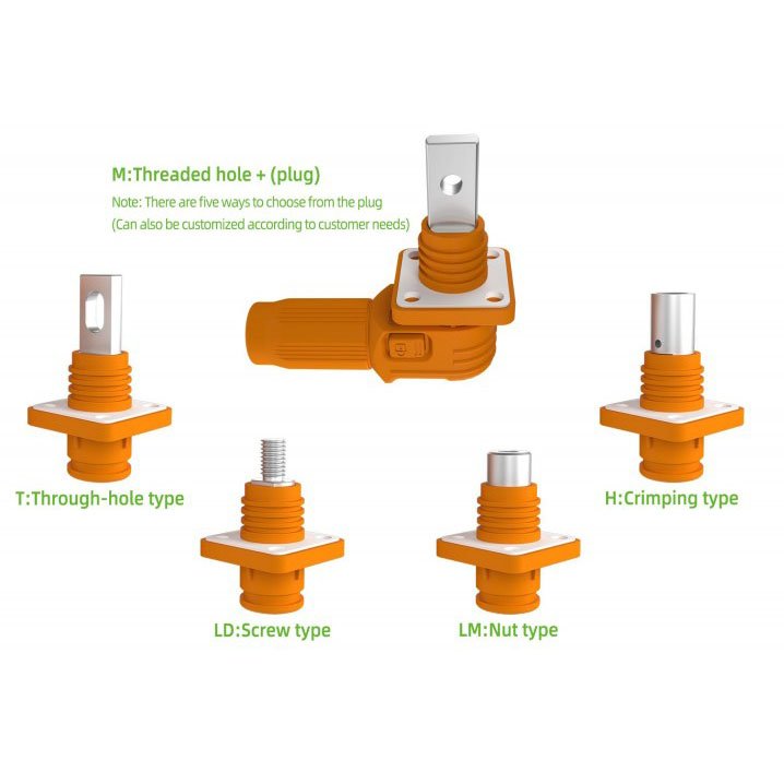 energy storage power station connector High current high power 200A wind power energy storage connector