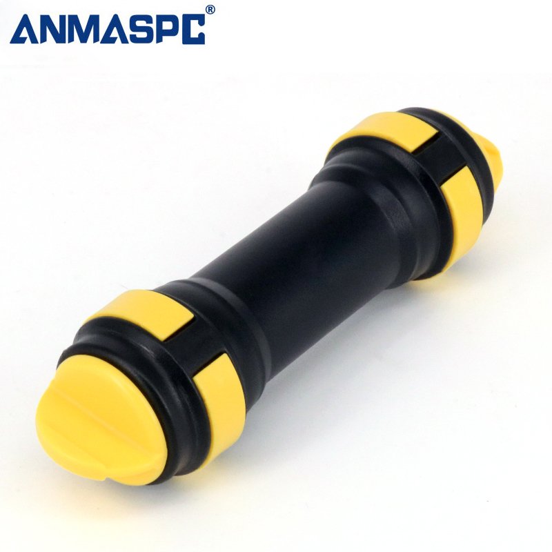 HDPE Straight Direct Buried Microdcut Connector Microduct Coupler 14mm for Air Blowing Optical Fiber cable