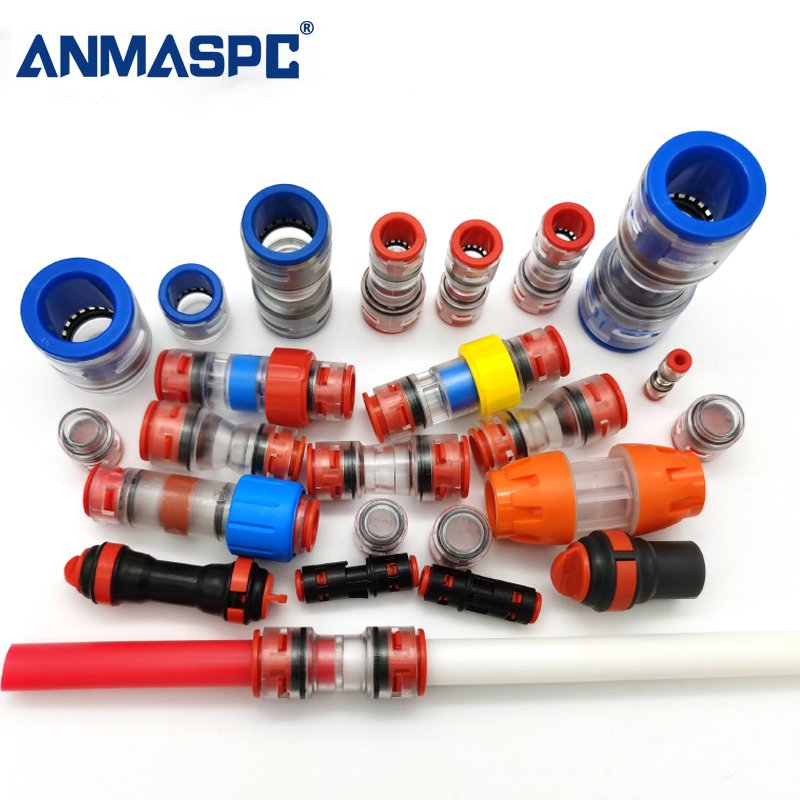 HDPE Straight Direct Buried Microdcut Connector Microduct Coupler 14mm for Air Blowing Optical Fiber cable