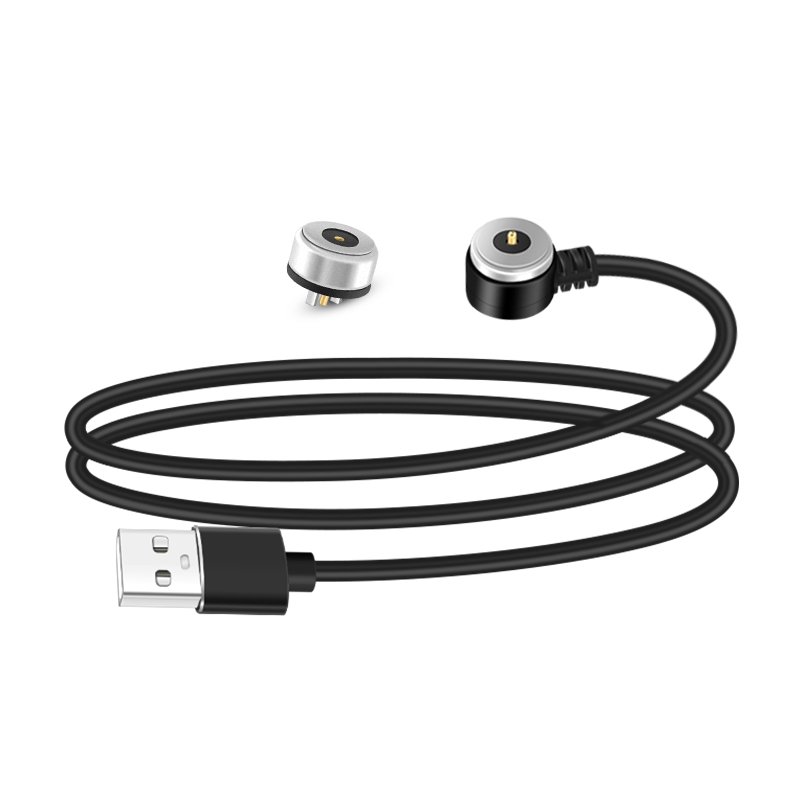 5V 2A USB Charging Cable Male Female Right Angle Magnetic Connector Circular
