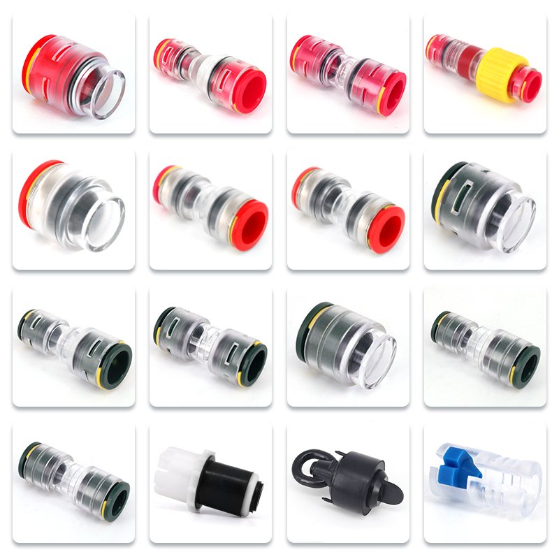 Direct Installed 14/10mm Microduct Connector - micro duct straight connector for Air Blowing Optical Fiber cable