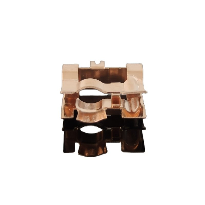 Brass Copper contact PCB connector stamping metal parts for Plug Socket and Switch