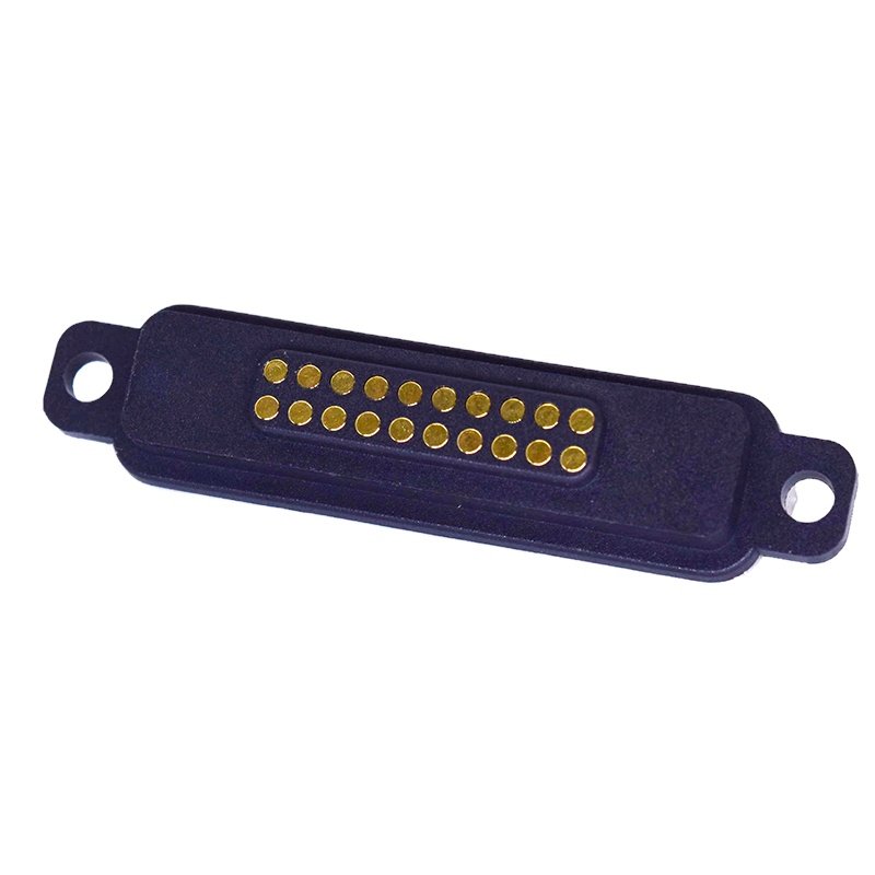 20 Pin Magnetic Connector Pogopin Male Female High Current Spring Loaded Pogo Pin Connector