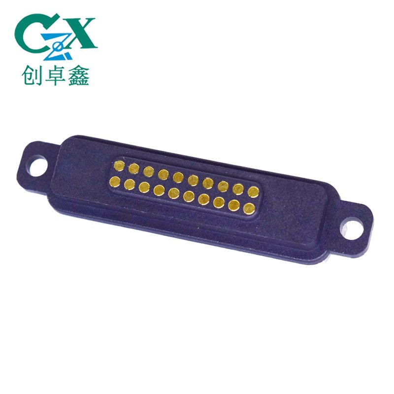 20 Pin Magnetic Connector Pogopin Male Female High Current Spring Loaded Pogo Pin Connector