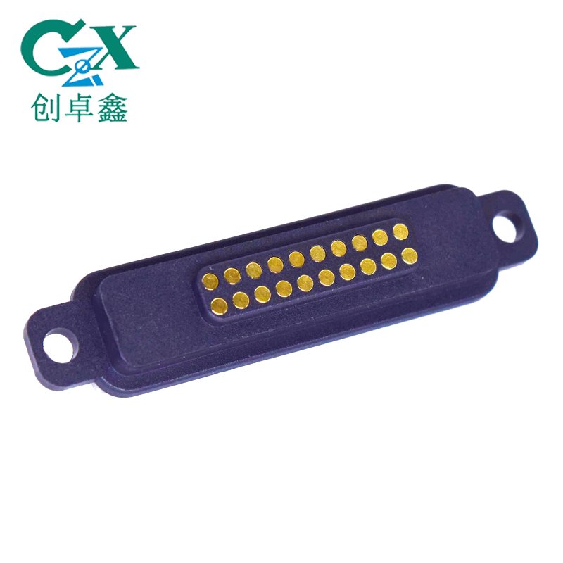 20 Pin Magnetic Connector Pogopin Male Female High Current Spring Loaded Pogo Pin Connector