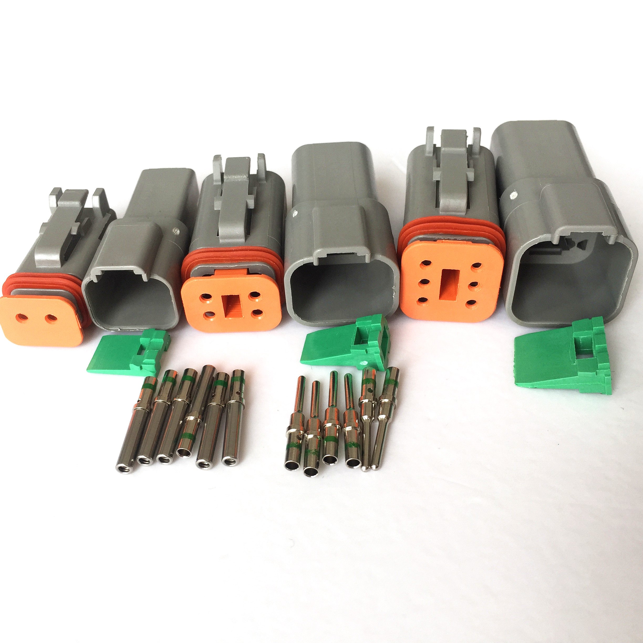 Plugs High Quality Deutsch connectors 2P/3P/4P/6P/8P/12P DT Series Deutsch Auto connectors DT06-2S