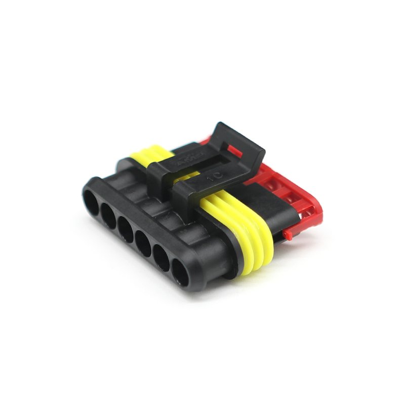 282090-1 6 pin AMP Superseal 1.5mm Series automotive waterproof connector