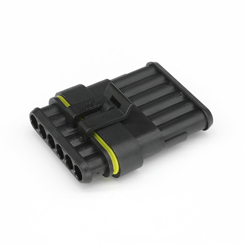282090-1 6 pin AMP Superseal 1.5mm Series automotive waterproof connector