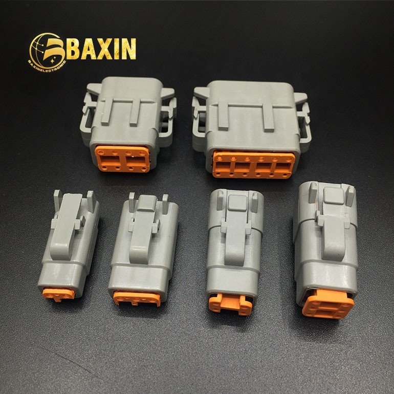 High quality waterproof connectors 2/3/4/6/8/12pin dtm connectors