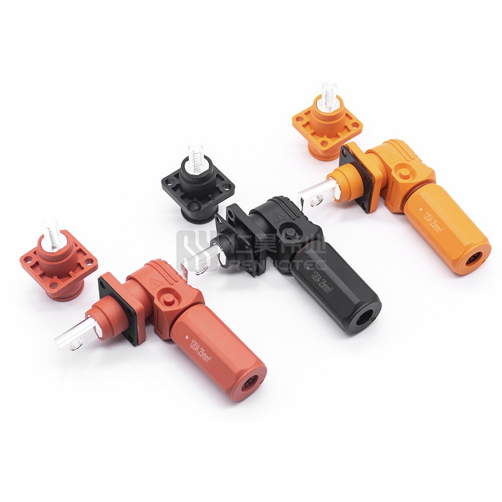 Waterproof Power 60A 120A 150A 200A 350A 500A Energy Storage Lifepo4 Pylontech Battery Cable Connector 6mm 8mm 12mm 14mm